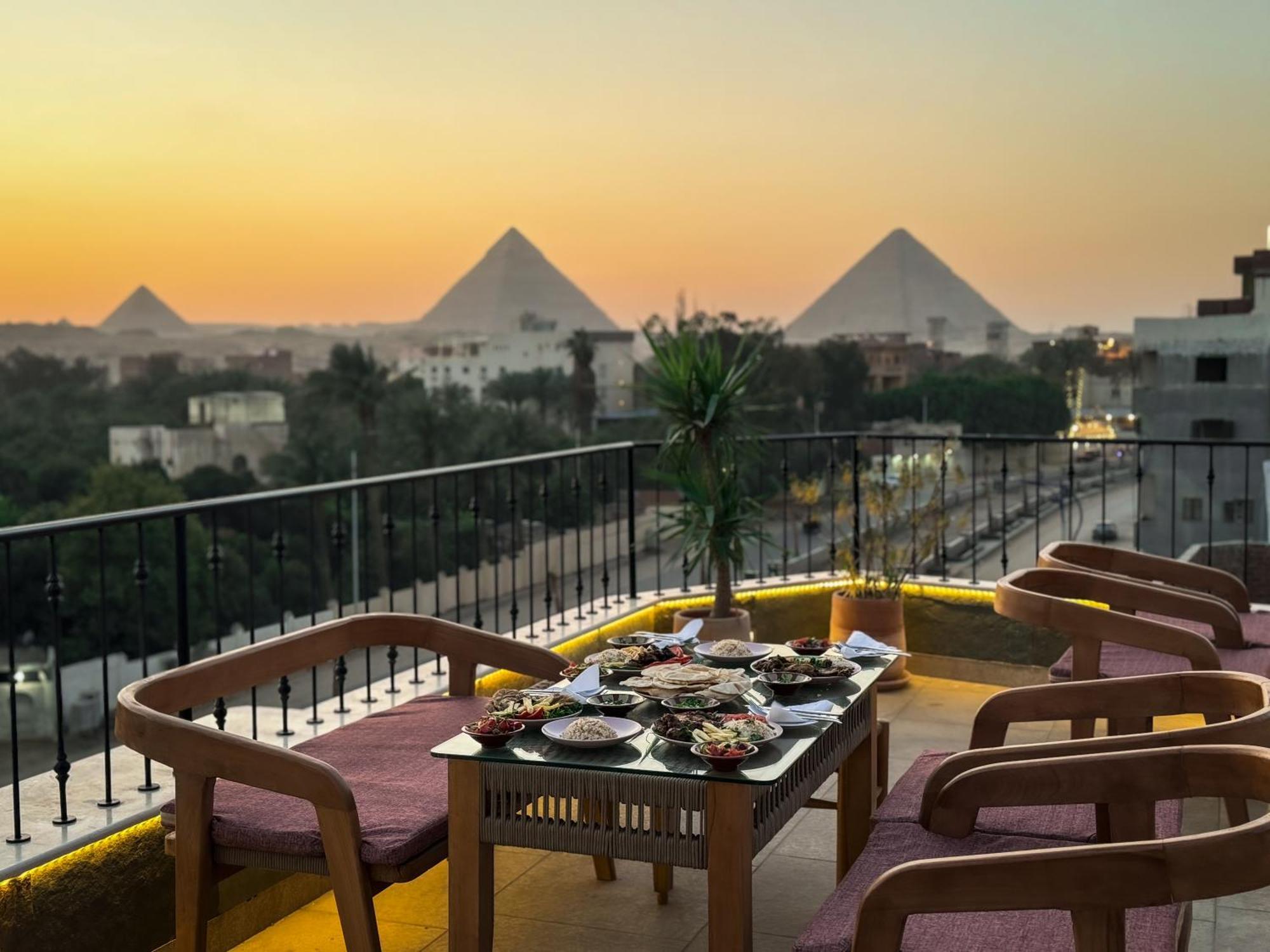 Almas Pyramids Hotel Kafrat al Jabal Luaran gambar